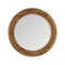 Miroir rond bois 50 cm