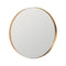 Miroir rond doré 60 cm