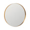 Miroir rond doré 80 cm