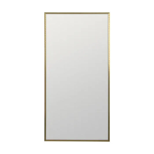 Miroir doré rectangulaire séjour