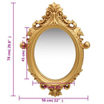 Miroir baroque doré - Vignette | Maison du Miroir