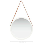 Miroir blanc suspendu - Vignette | Maison du Miroir