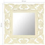 Miroir blanc baroque - Vignette | Maison du Miroir