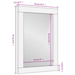 Miroir bois salle de bain 70x50 cm - Vignette | Maison du Miroir