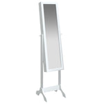 Miroir sur pied bois rangement - Vignette | Maison du Miroir