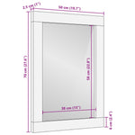 Miroir bois rectangulaire chambre - Vignette | Maison du Miroir