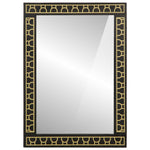 Miroir mural rectangulaire noir - Vignette | Maison du Miroir