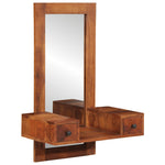 Miroir étagère en bois - Vignette | Maison du Miroir