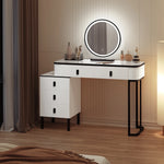 Coiffeuse miroir LED rond - Vignette | Maison du Miroir