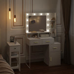 Coiffeuse miroir lumineux rangement - Vignette | Maison du Miroir