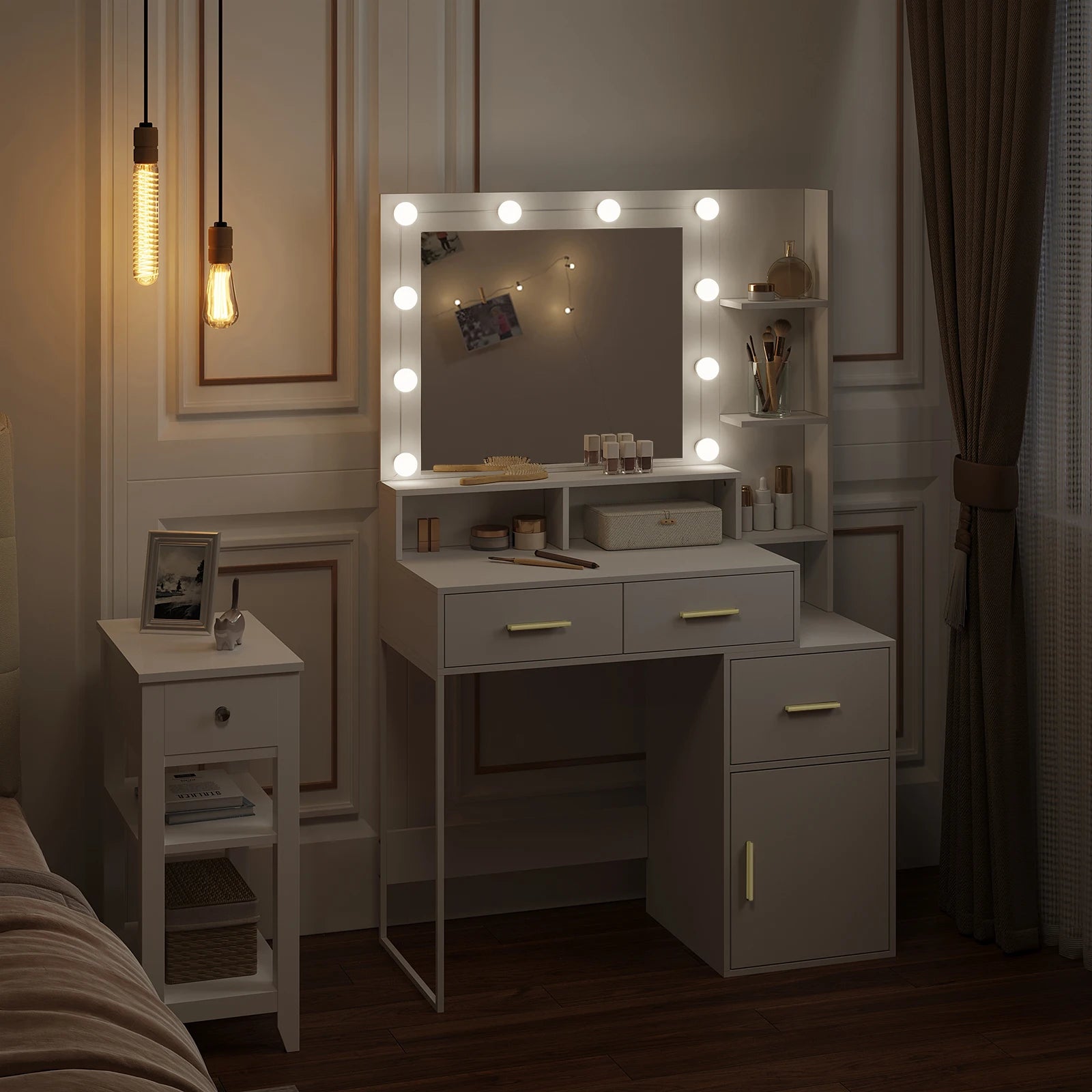 coiffeuse design avec miroir