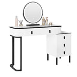 Coiffeuse miroir LED rond - Vignette | Maison du Miroir