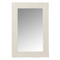 J-Line Miroir rectangulaire mural blanc