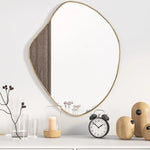 Miroir salon moderne doré - Vignette | Maison du Miroir