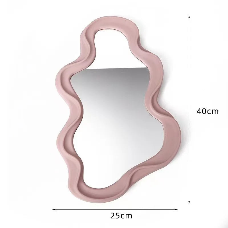 miroir rose moderne