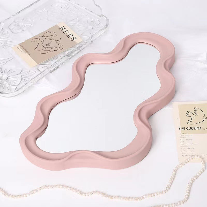 accessoire déco miroir rose