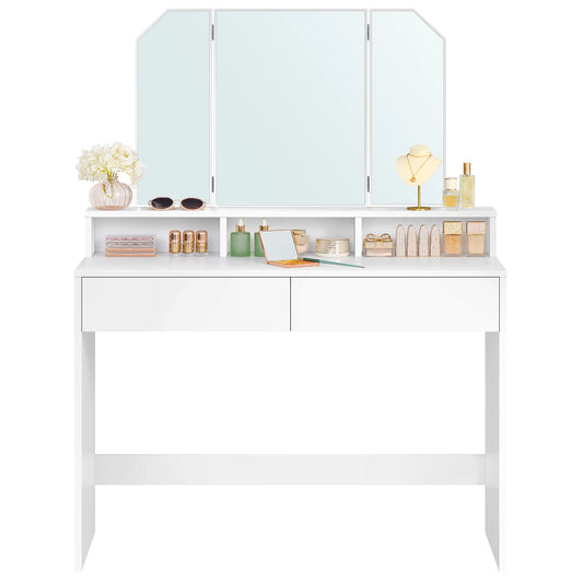 coiffeuse design miroir triptyque