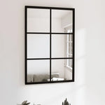 Miroir fenêtre métal noir - Vignette | Maison du Miroir