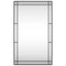 miroir noir design moderne